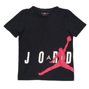 Air Jordan Jumpman Graphic Tshirt Boys Youth Basketball Asymmetric Short Sleeve